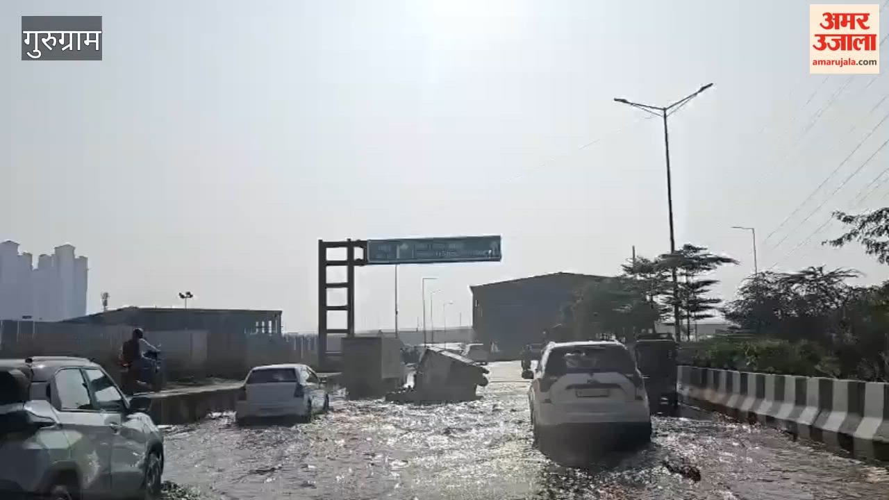 road connecting Dwarka Expressway remains waterlogged even after 24 hours
